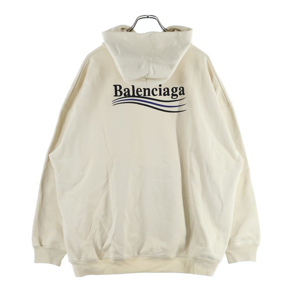 BALENCIAGA(バレンシアガ) 23AW Hand Drawn BB Icon Hoodie ハンドドラウン BBロゴ スウェットプルオーバーパーカー ホワイト 620947 TNVQ1