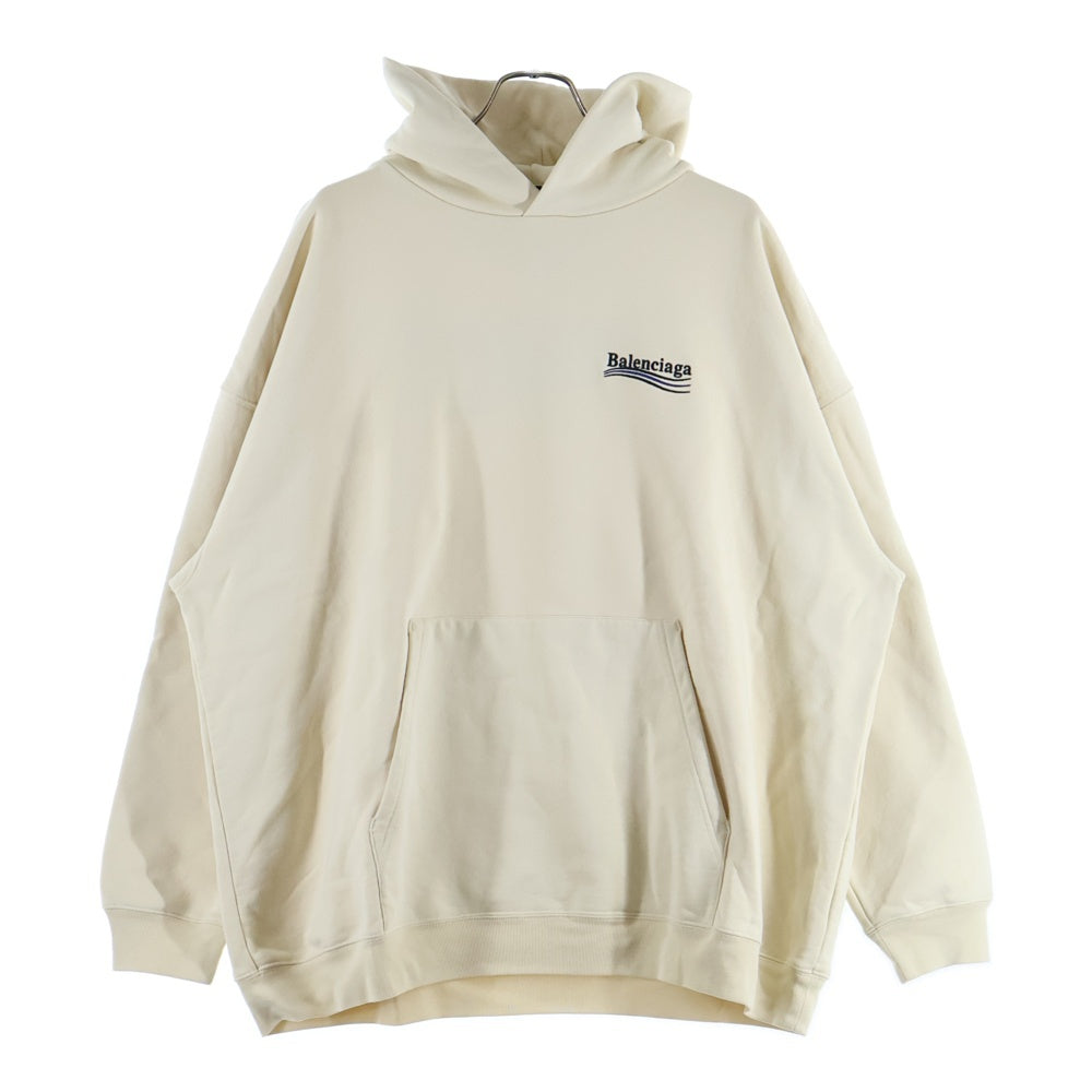 BALENCIAGA(バレンシアガ) 23AW Hand Drawn BB Icon Hoodie ハンドドラウン BBロゴ スウェットプルオーバーパーカー ホワイト 620947 TNVQ1