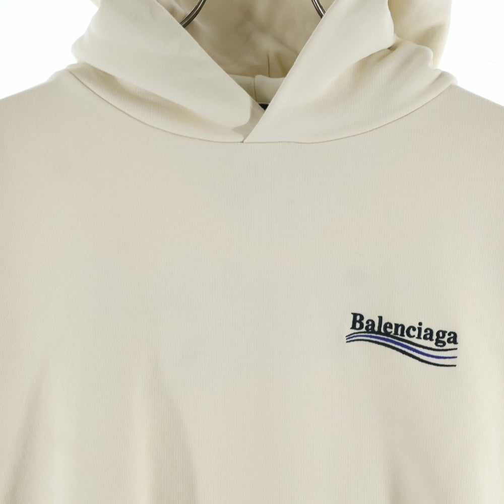 BALENCIAGA(バレンシアガ) 23AW Hand Drawn BB Icon Hoodie ハンドドラウン BBロゴ スウェットプルオーバーパーカー ホワイト 620947 TNVQ1