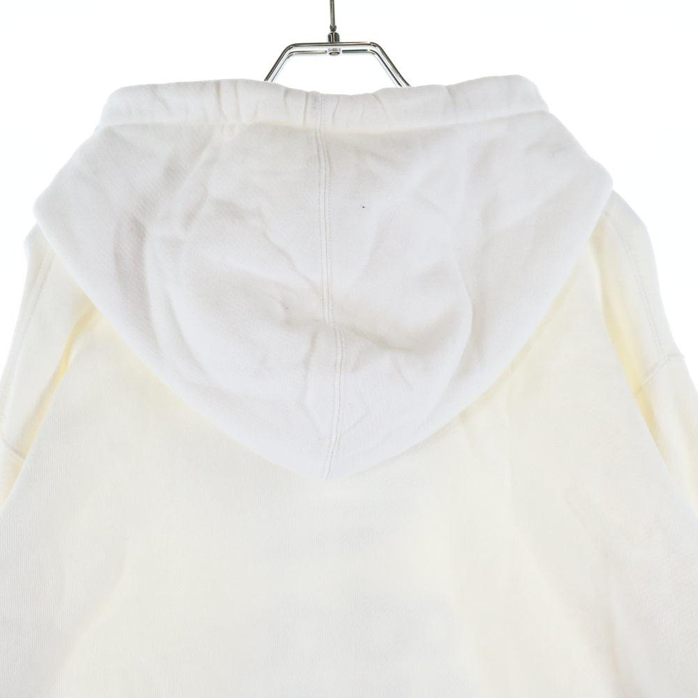 GUCCI(グッチ) ×adidas アディダス トレフォイル ロゴプリント プルオーバースウェットパーカー フーディー ホワイト 717427