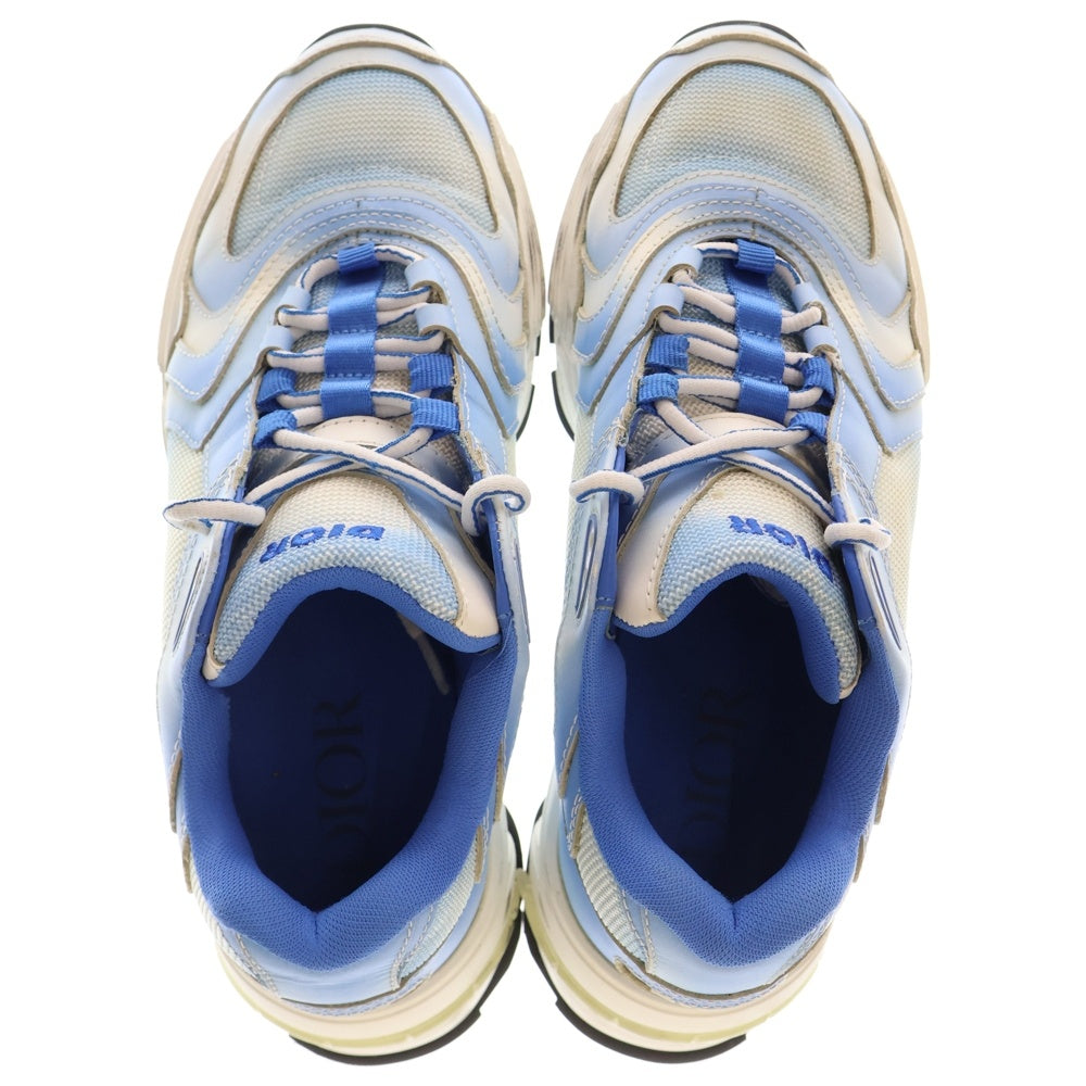 Christian Dior(クリスチャンディオール) 20SS CD1 グラデーション レザー レースアップ ローカットシューズ スニーカー ライトブルー/ホワイト 20ELS