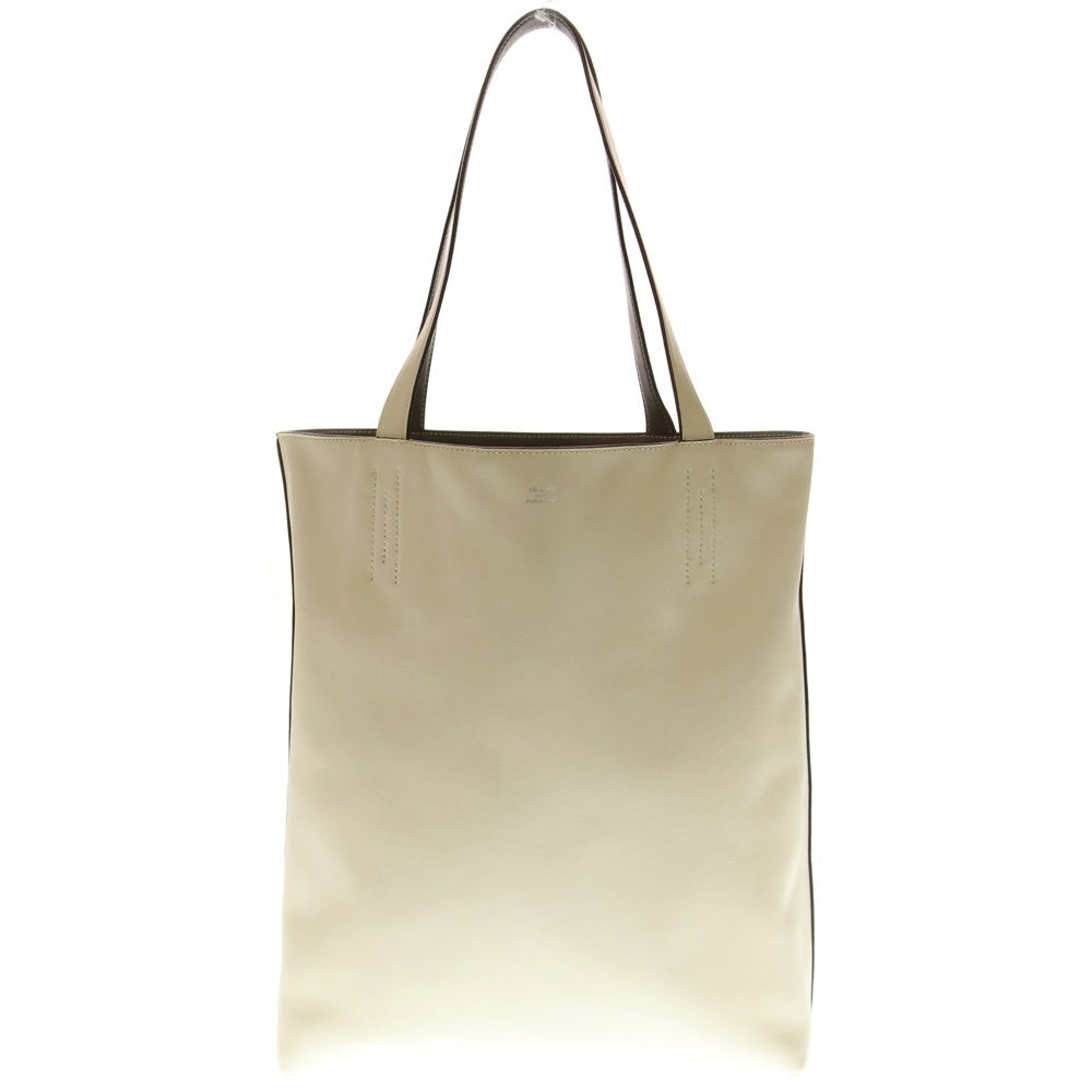 HERMES(エルメス) ドゥブルセンス28 エトゥープ×ナタ トリヨンクレマンス レザートートバッグ ブラウン K刻印 レディース