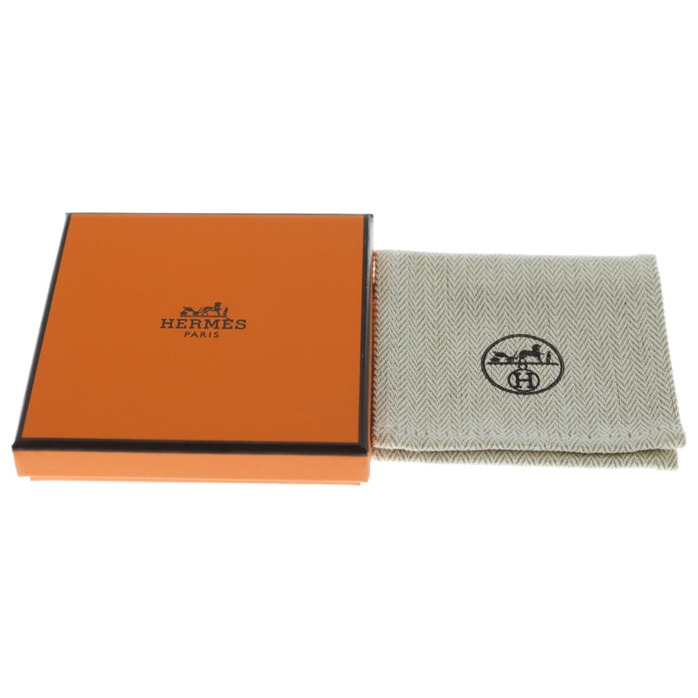 HERMES(エルメス) ルリ ドゥブルトゥール ブレスレット ブラック×ゴールド レザー×GP