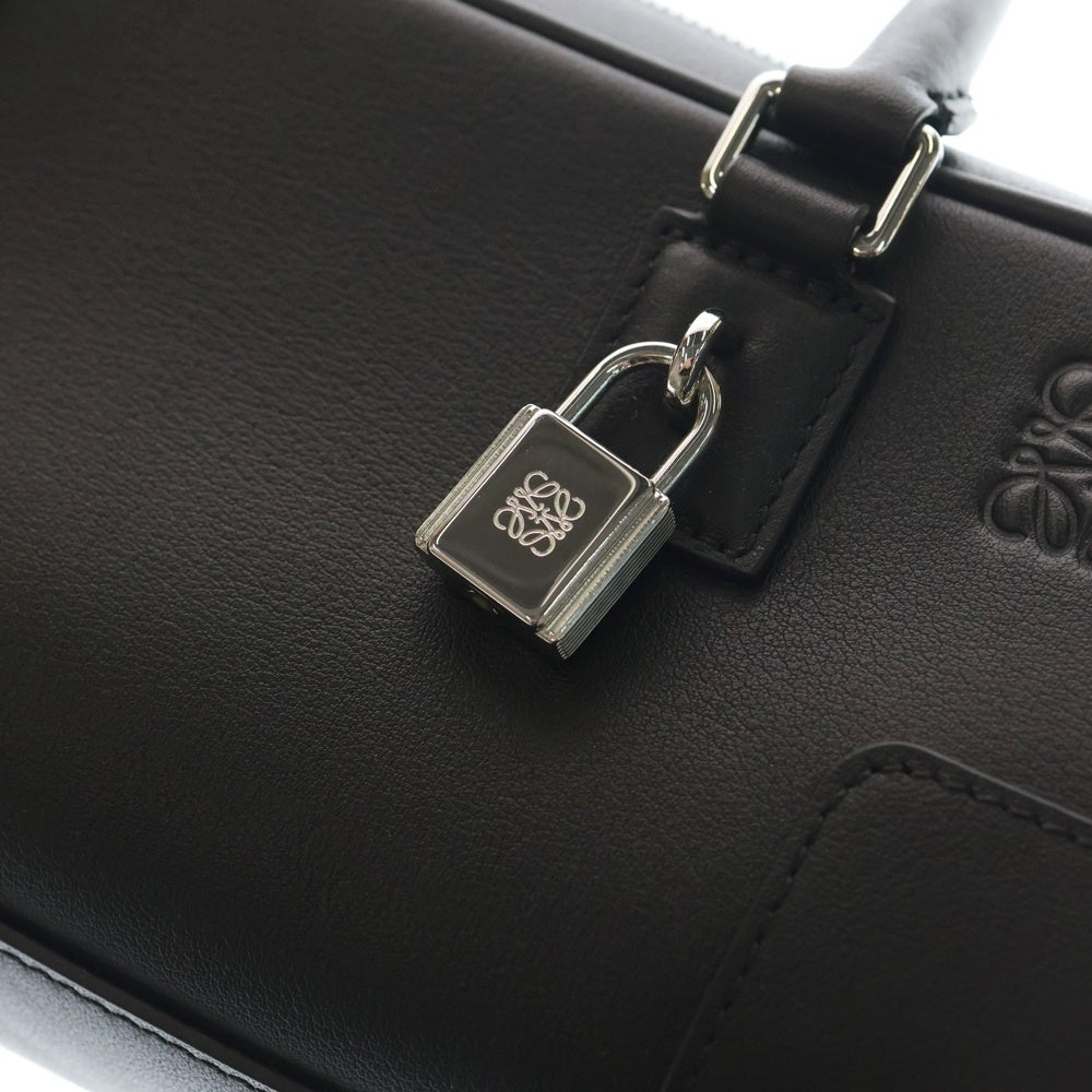 LOEWE(ロエベ) アマソナ23 2wayハンドバッグ ショルダーバッグ ブラック レザー シルバー金具