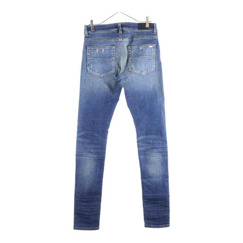 AMIRI(アミリ) ダメージ加工 ストレッチ スリムスキニー デニムパンツ ジーンズ インディゴ SR1PXMD002SAMDSI