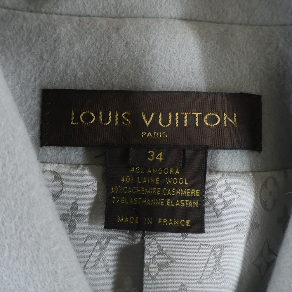 LOUIS VUITTON(ルイヴィトン) 裏地モノグラム総柄 カシミヤ ウール混