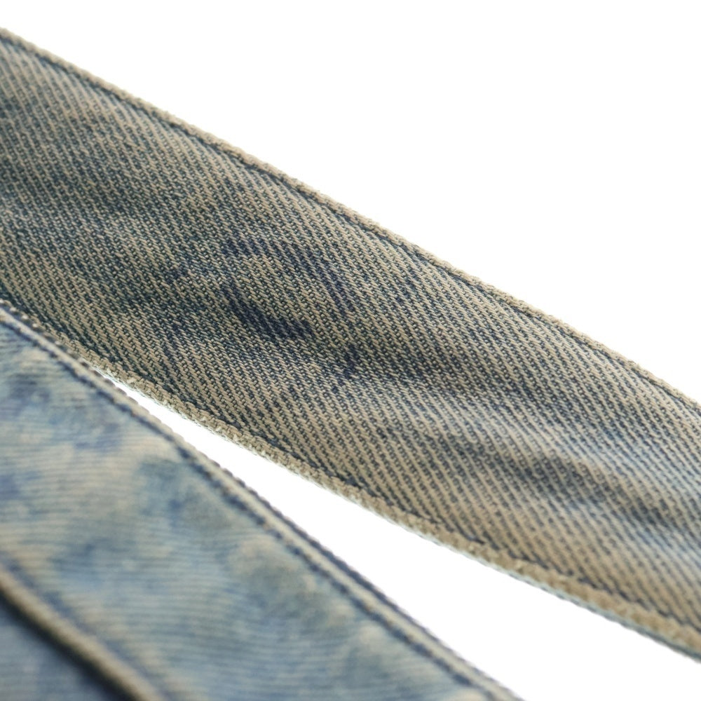 CHANEL(シャネル) ココマーク ワンショルダーバッグ ハンドバッグ インディゴブルー デニム シルバー金具 レディース