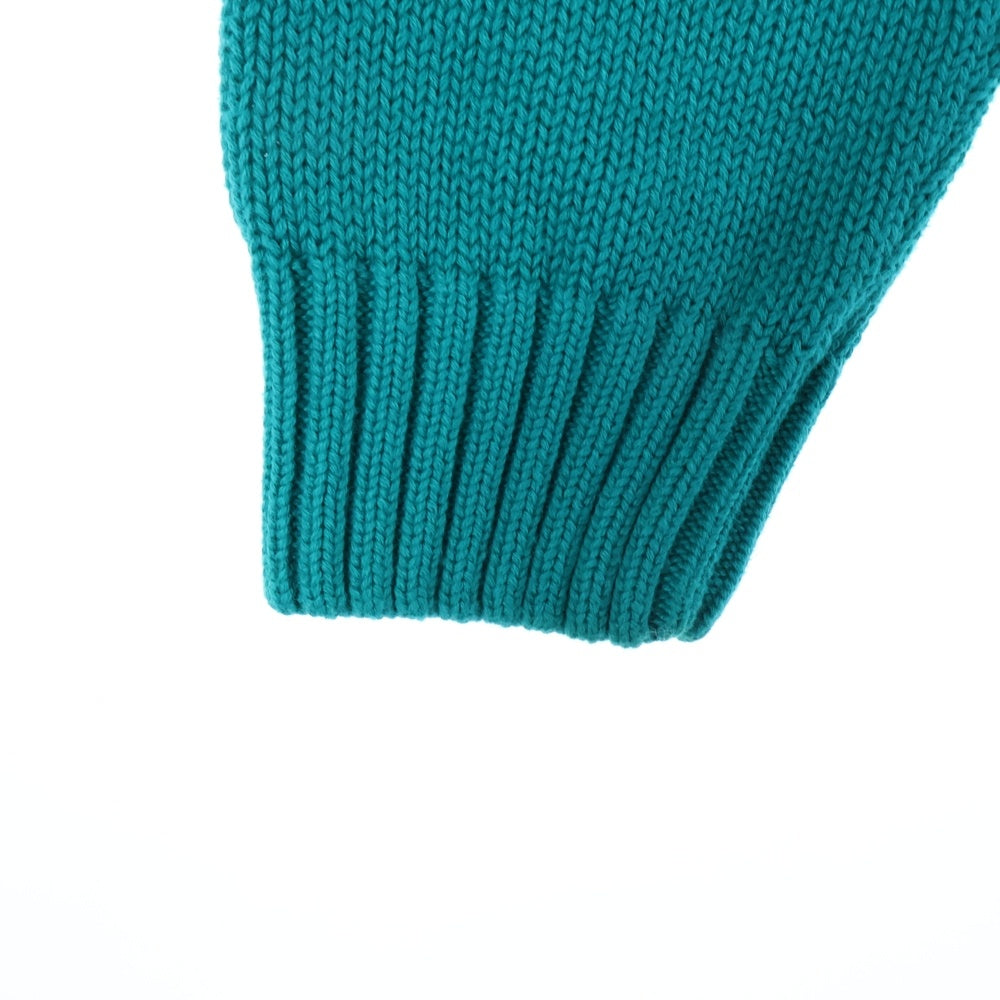 SUPREME(シュプリーム) 16SS Tackle Twill Sweater タックル ツイル ロゴ刺繍 クルーネック プルオーバー 長袖ニット セーター グリーン