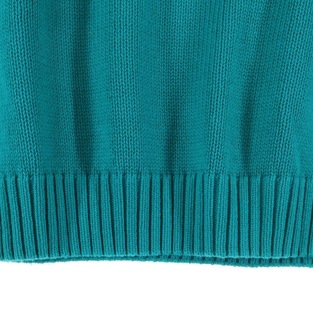 SUPREME(シュプリーム) 16SS Tackle Twill Sweater タックル ツイル ロゴ刺繍 クルーネック プルオーバー 長袖ニット セーター グリーン