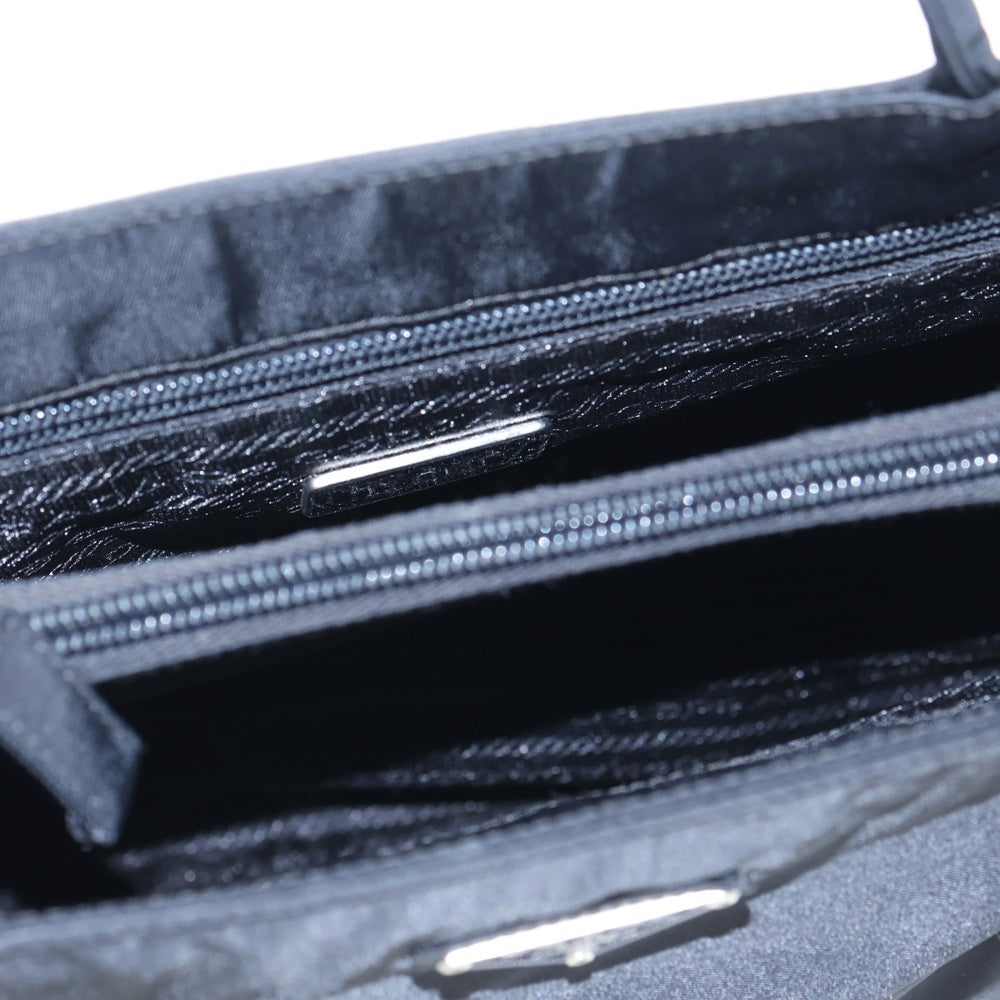 PRADA(プラダ) テスート ハンドバッグ ミニートートバッグ ブラック ナイロン B3864 シルバー金具 レディース