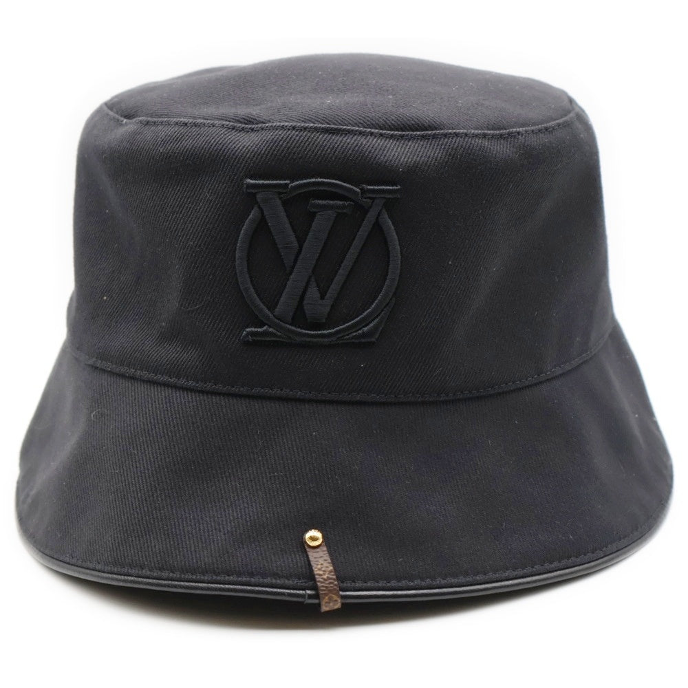 LOUIS VUITTON(ルイヴィトン) シャポー LV シティー ロゴ刺繍 レザー