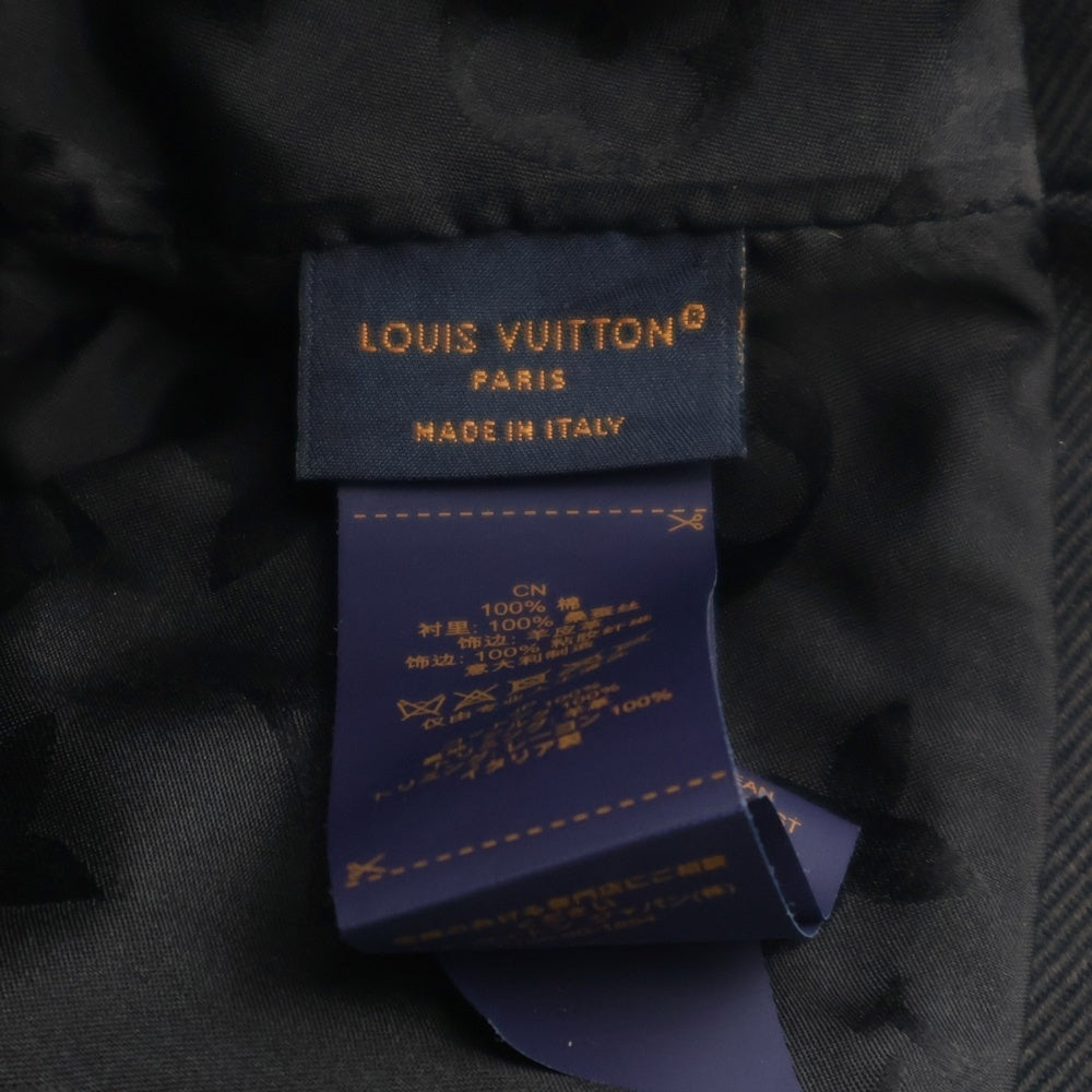 LOUIS VUITTON(ルイヴィトン) シャポー LV シティー ロゴ刺繍 レザー