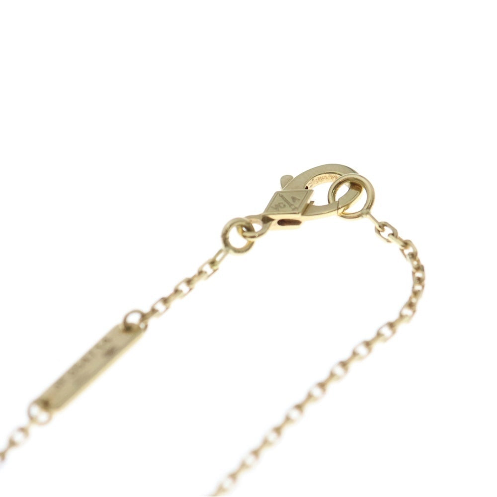 Van Cleef & Arpels(ヴァンクリーフアンドアーペル) ヴィンテージアルハンブラ マザーオブパール ネックレス ペンダント Au750 K18 YG イエローゴールド VCARA45900 レディース