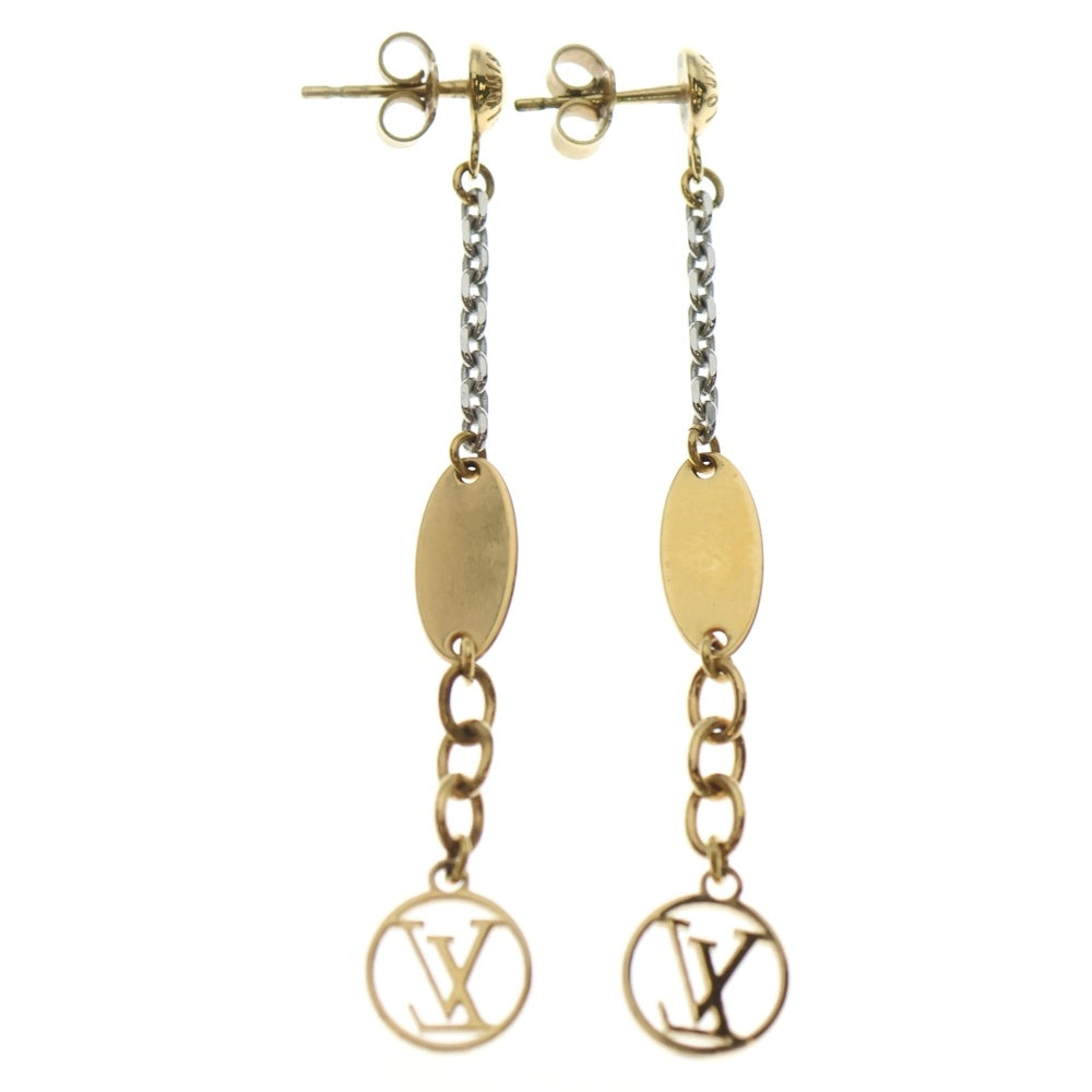 Louis Vuitton ゴールドロゴピアス 新作*LV GO-14イヤリング ゴールドロゴピアス M01621 (Louis Vuitton