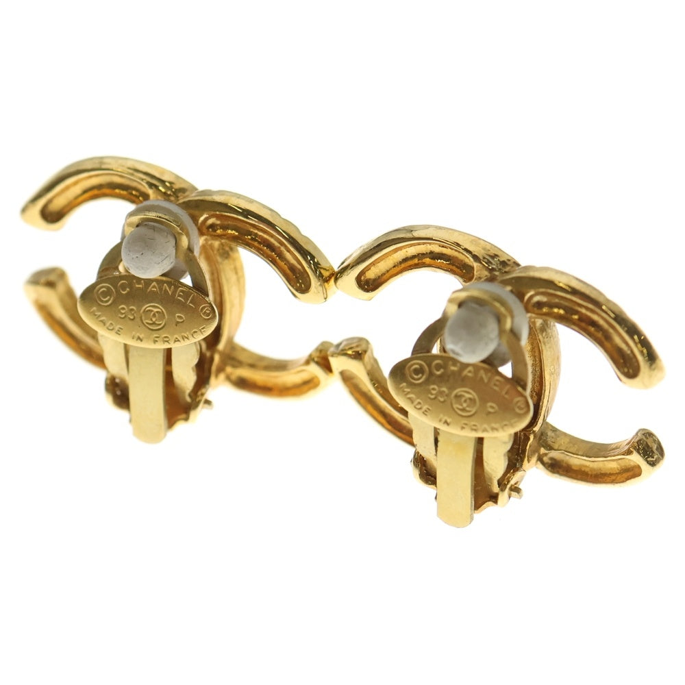 CHANEL(シャネル) ココマークイヤリング ビッグギザ ゴールド レディース