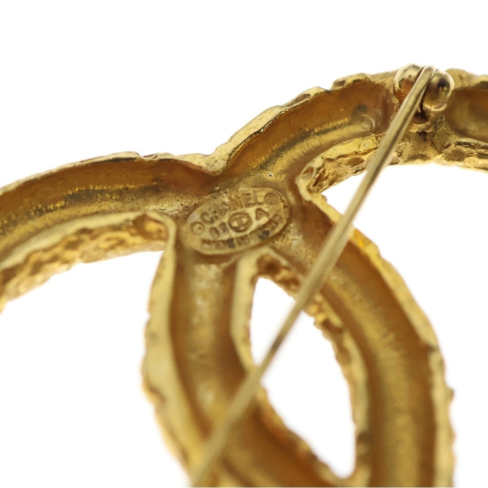 CHANEL(シャネル) ココマーク溶岩 フリンジ ブローチ ピンバッジ ゴールド レディース