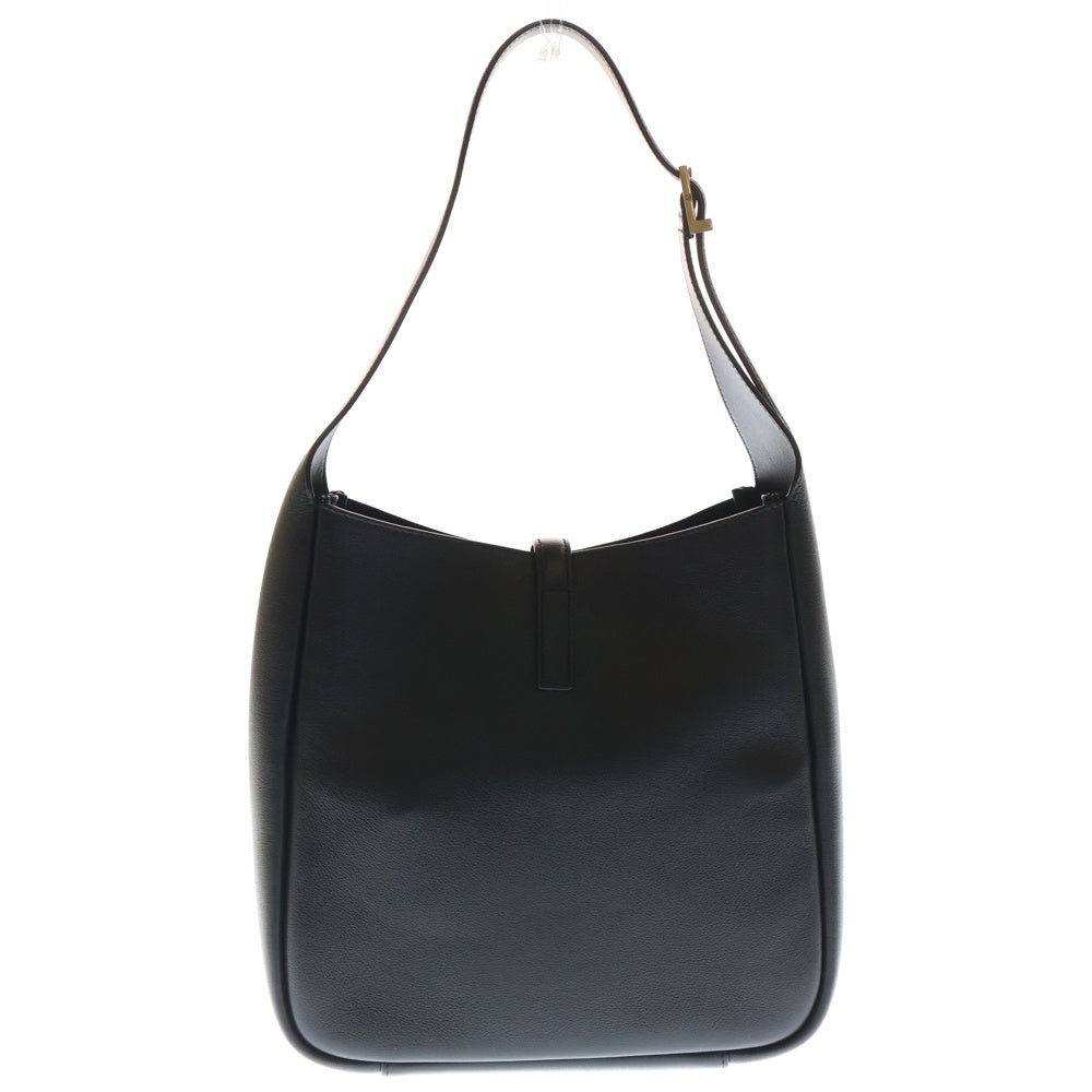 SAINT LAURENT PARIS(サンローランパリ) LE 5 A 7 ソフト スモール カサンドラレザーハンドバッグ ブラック 713938 レディース