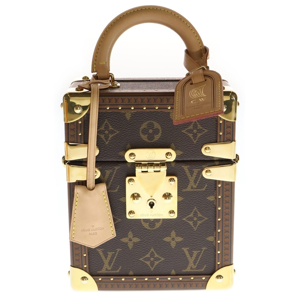 LOUIS VUITTON(ルイヴィトン) モノグラム カメラボックス 2WAYバッグ ミニハンドバッグ ショルダーバッグ ブラウン レザー×PVC M10079 ゴールド金具 レディース