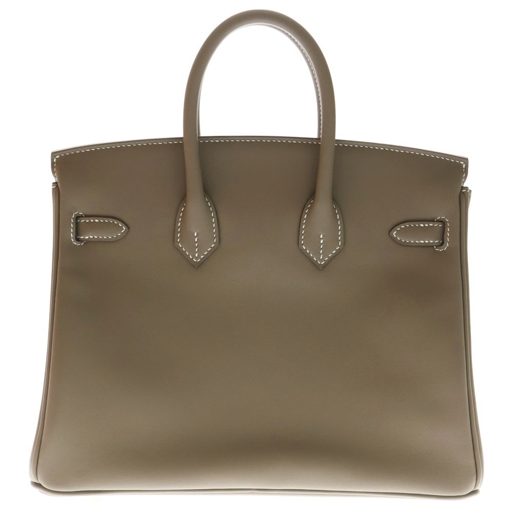 HERMES(エルメス) バーキン25 エトゥープ スイフト W刻印 シルバー金具 ハンドバッグ