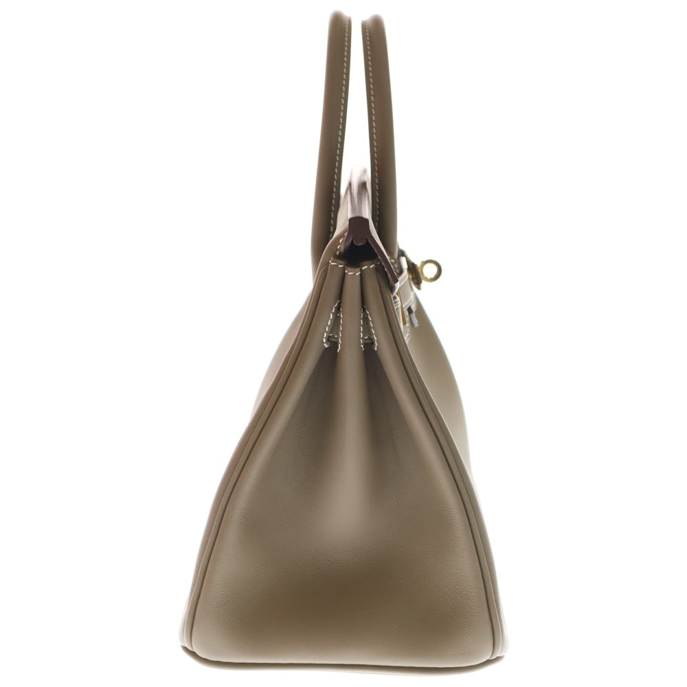 HERMES(エルメス) バーキン25 エトゥープ スイフト W刻印 シルバー金具 ハンドバッグ