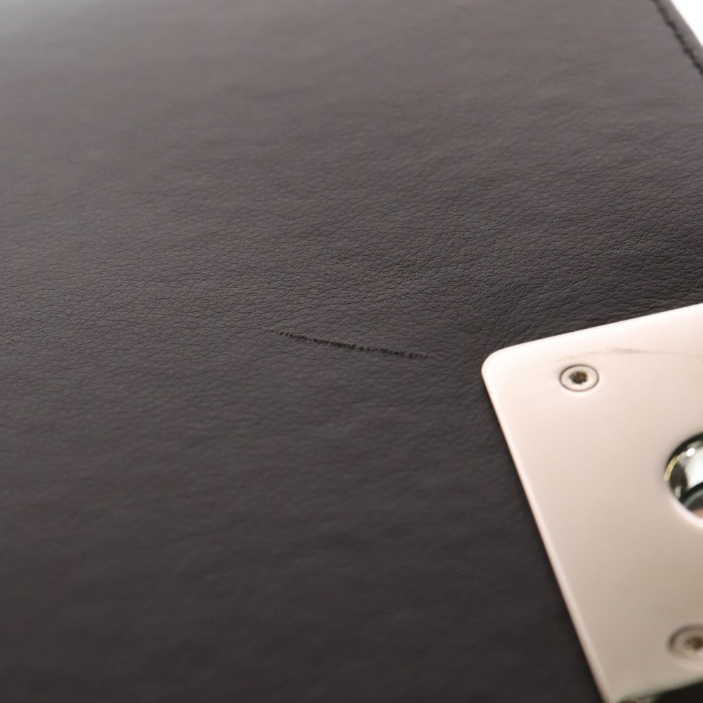 CHANEL(シャネル) ボーイシャネル ココマーク パール スタッズ ラムスキン レザー チェーンショルダーバッグ シルバー金具 ブラック 29番台 レディース