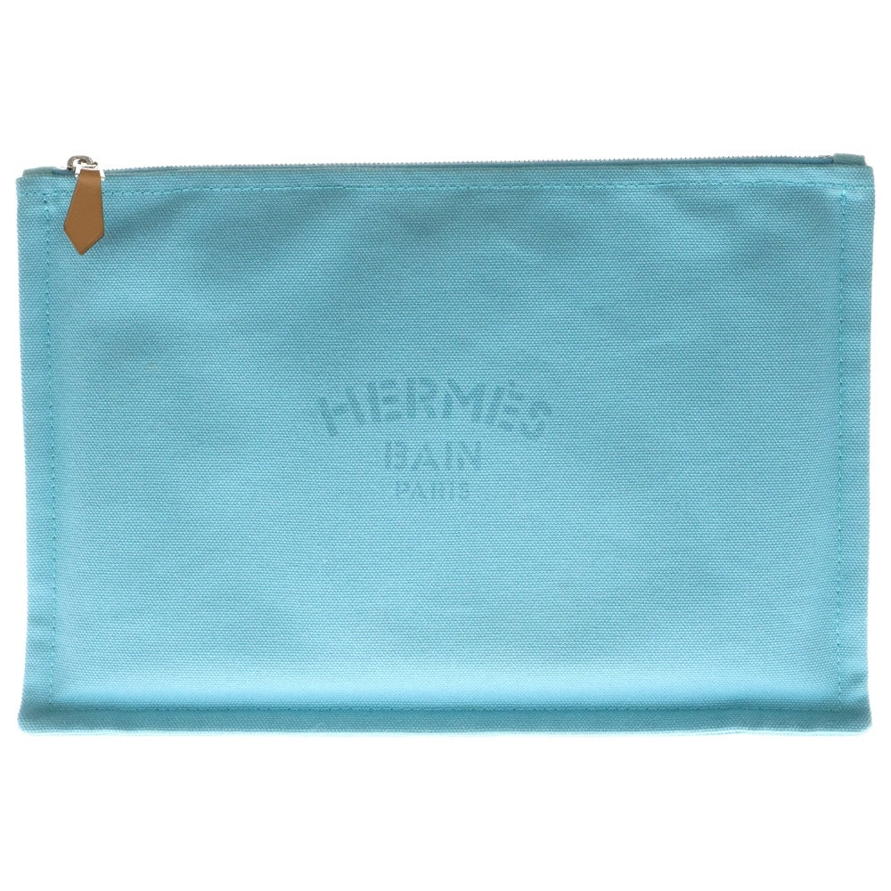 HERMES(エルメス) エルメス トゥルースフラット ネオバンPM 青 キャンバス SV金具 箱