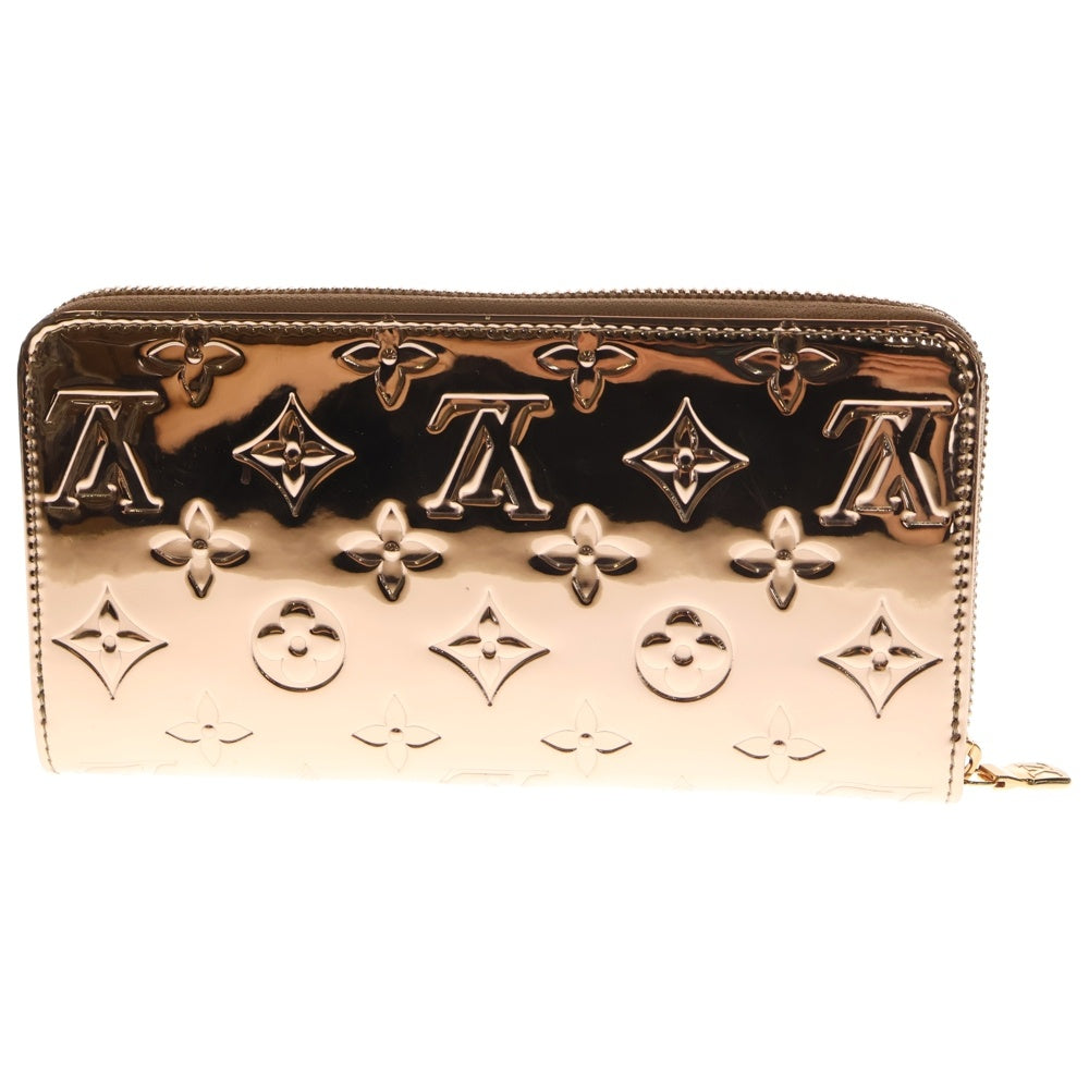 LOUIS VUITTON(ルイヴィトン) モノグラム コッパー ジッピーウォレット ロングウォレット メタリックピンク コーティングレザー 日本限定 LV SKI M27046 レディース