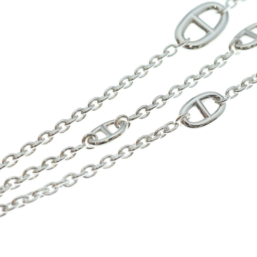 HERMES(エルメス) シェーヌダンクル ファランドール チェーン ネックレス シルバー金具 99.7g レディース