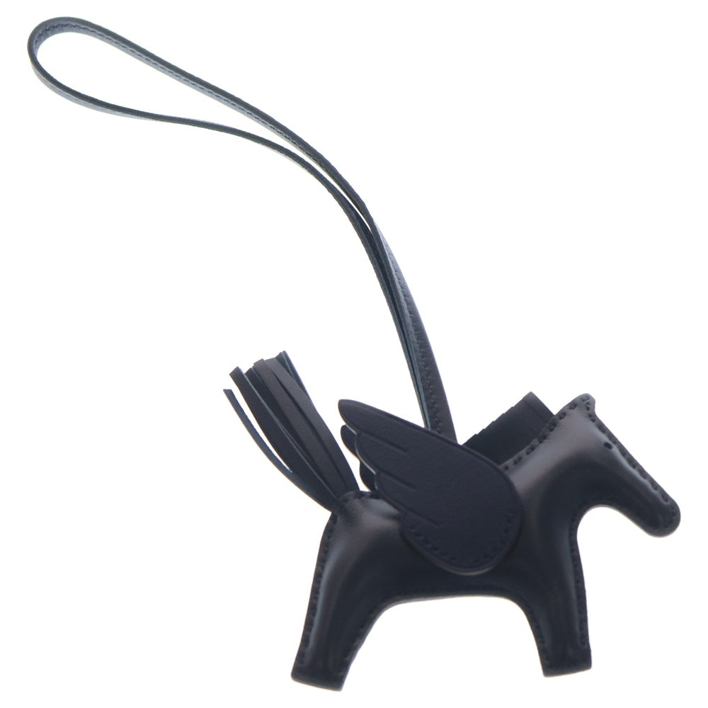 HERMES(エルメス) ロデオPM ペガサス バッグチャーム ネイビー ブルー