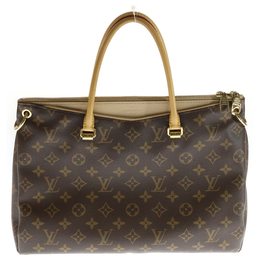 LOUIS VUITTON(ルイヴィトン) モノグラム パラスMM デュンヌ 2WAY ハンド ショルダーバッグ ゴールド金具 ブラウン M50066 レディース