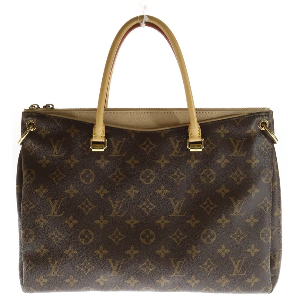 LOUIS VUITTON(ルイヴィトン) モノグラム パラスMM デュンヌ 2WAY ハンド ショルダーバッグ ゴールド金具 ブラウン M50066 レディース