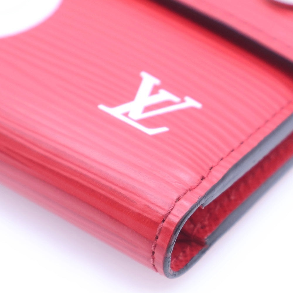 SUPREME(シュプリーム) エピ チェーンウォレット レザー レッド M67755