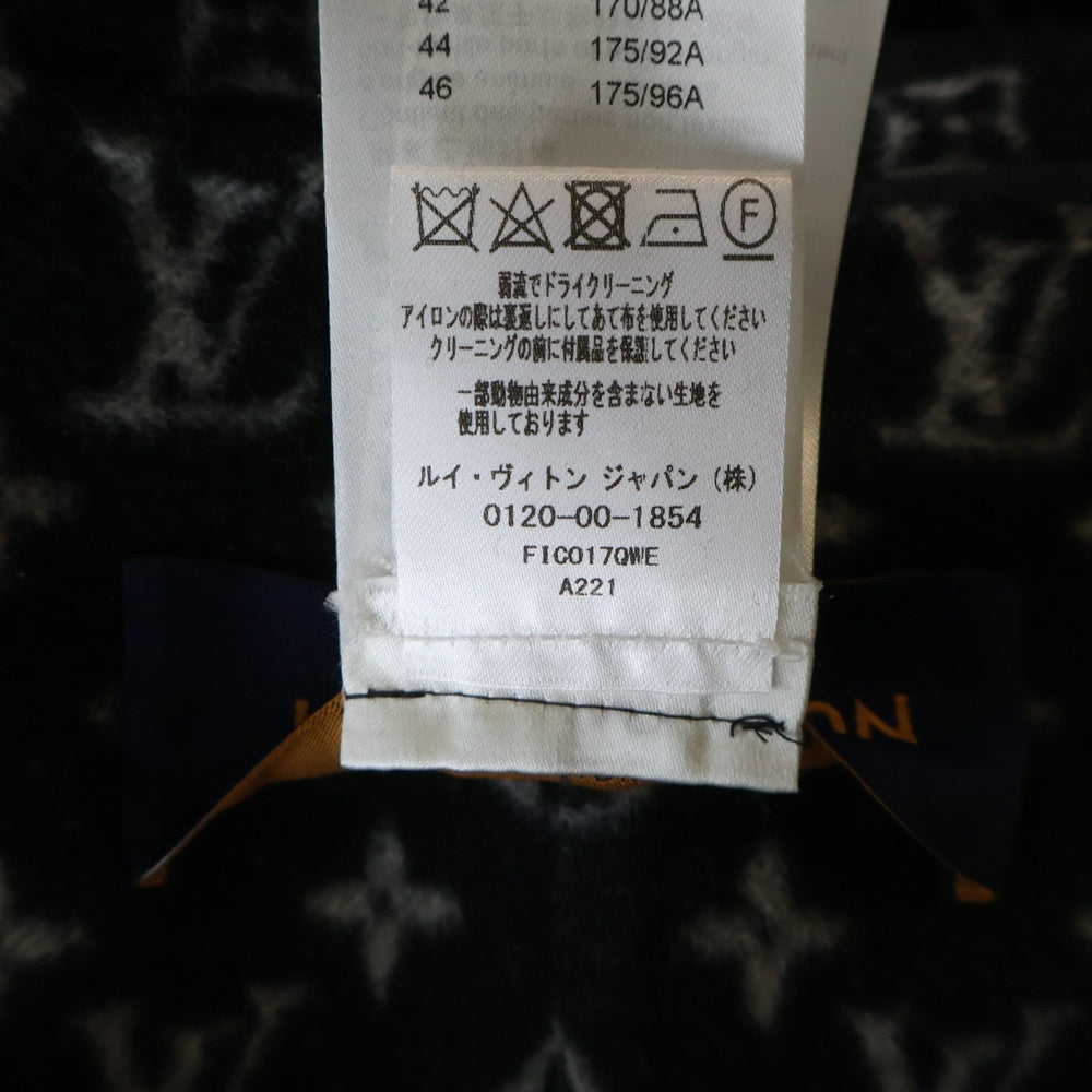 LOUIS VUITTON(ルイヴィトン) フーデッドケープ モノグラム ポンチョ ブラック RW201W QWE FICO17 RW201W QWE FICO17 レディース