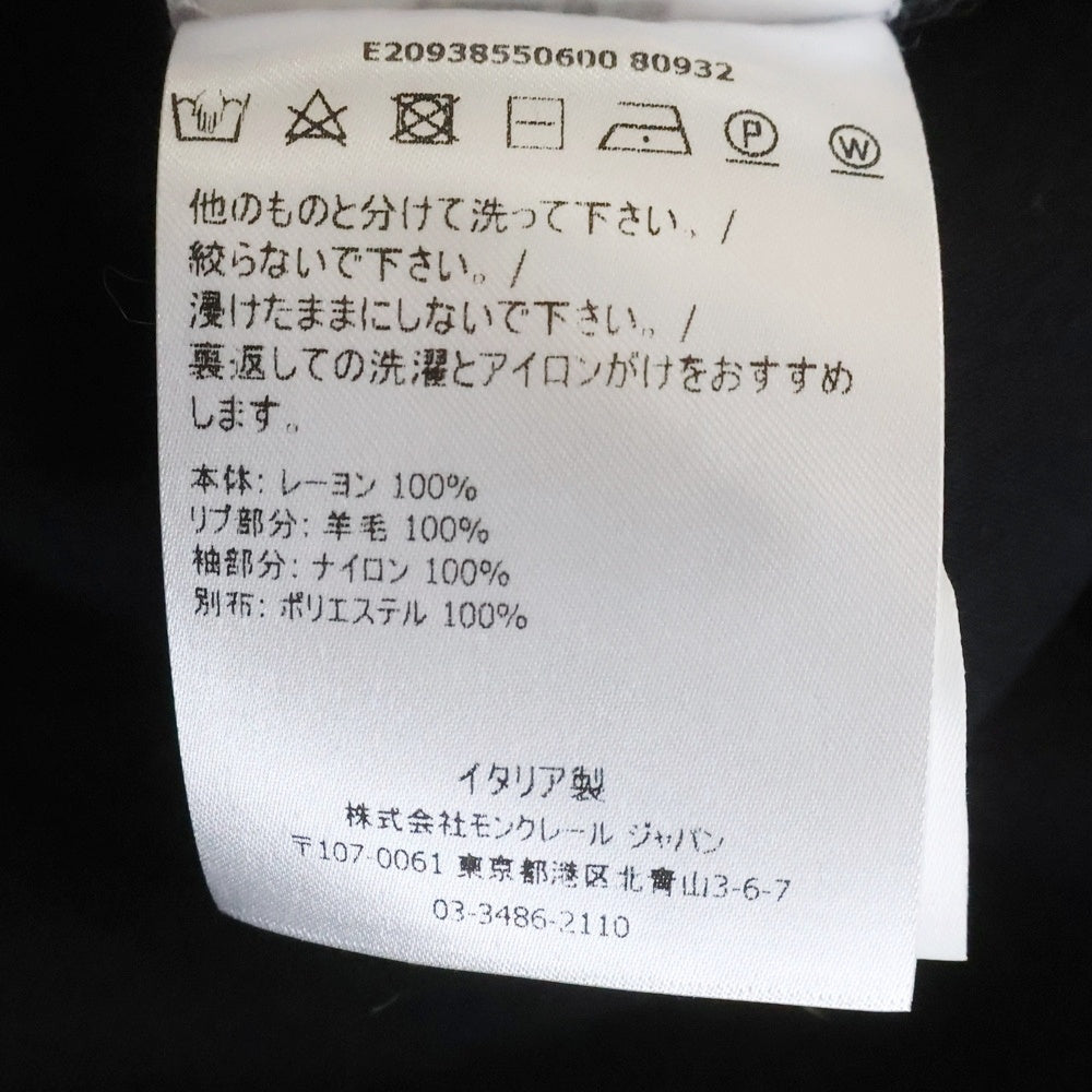 MONCLER(モンクレール) ABITO 半袖ワンピース ブラック レディース E20938550600