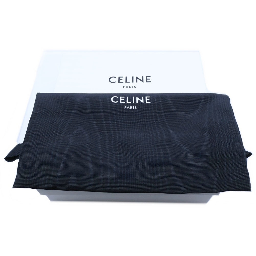 CELINE(セリーヌ) トリオンフ ミニチェーンクロード ブラック レザー ショルダーバッグ ゴールド金具 レディース