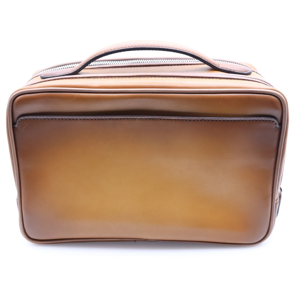 Berluti(ベルルッティ) カリグラフィ パティーヌ フォーミュラ セカンドバッグ ブラウン レザー