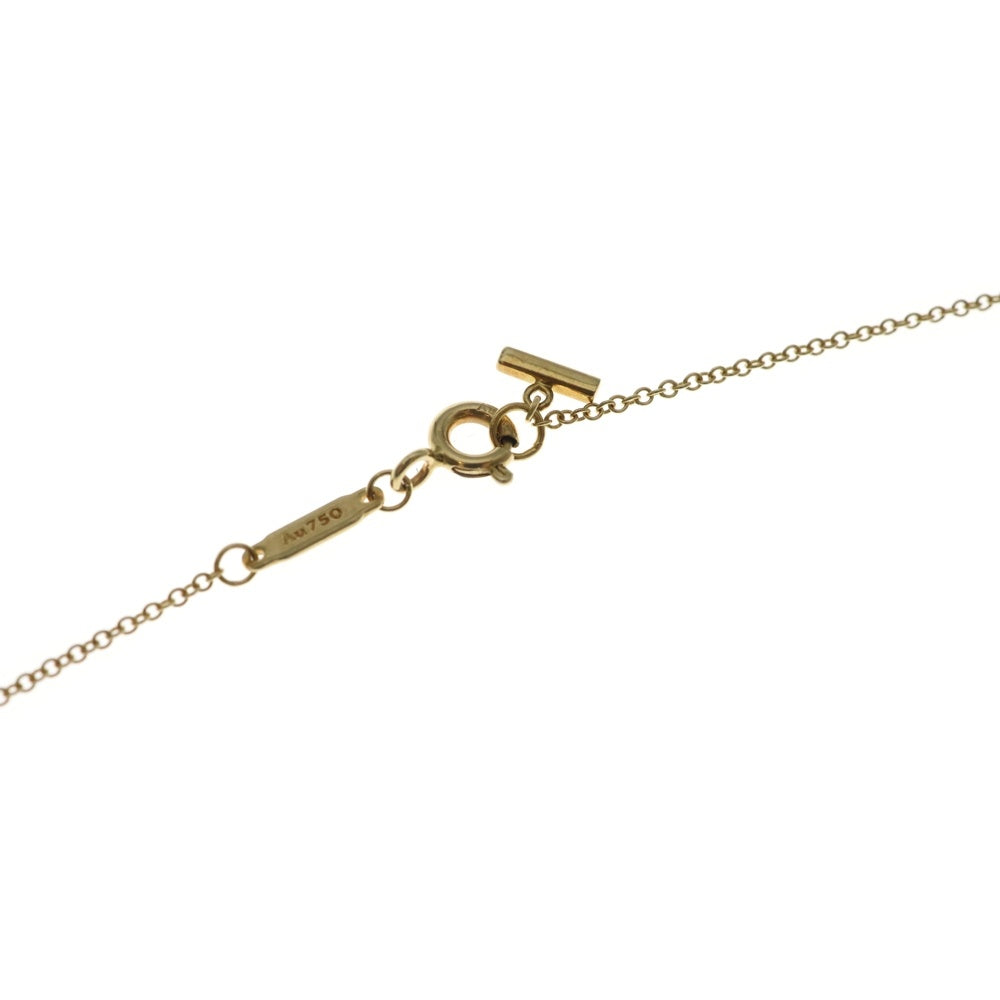 TIFFANY & Co.(ティファニー) Tスマイル ミニ ダイヤモンド ネックレス Au750 ジュエリー レディース