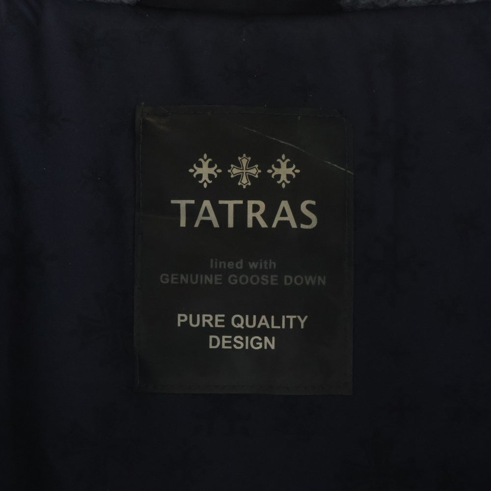 TATRAS(タトラス) ジップアップ ダウンベスト ネイビー MTA7ES4299