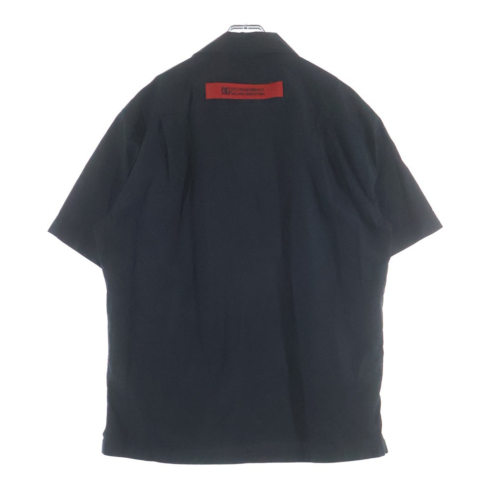 DOLCE & GABBANA(ドルチェアンドガッバーナ) グラフィックプリント 半袖シャツ ブラック/レッド G5JG5T