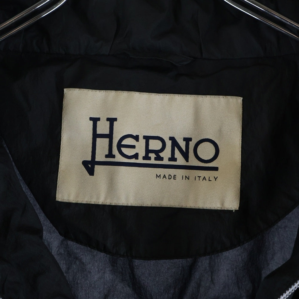 HERNO(ヘルノ) ティアードナイロンブルゾン ブラック GI0111D レディース
