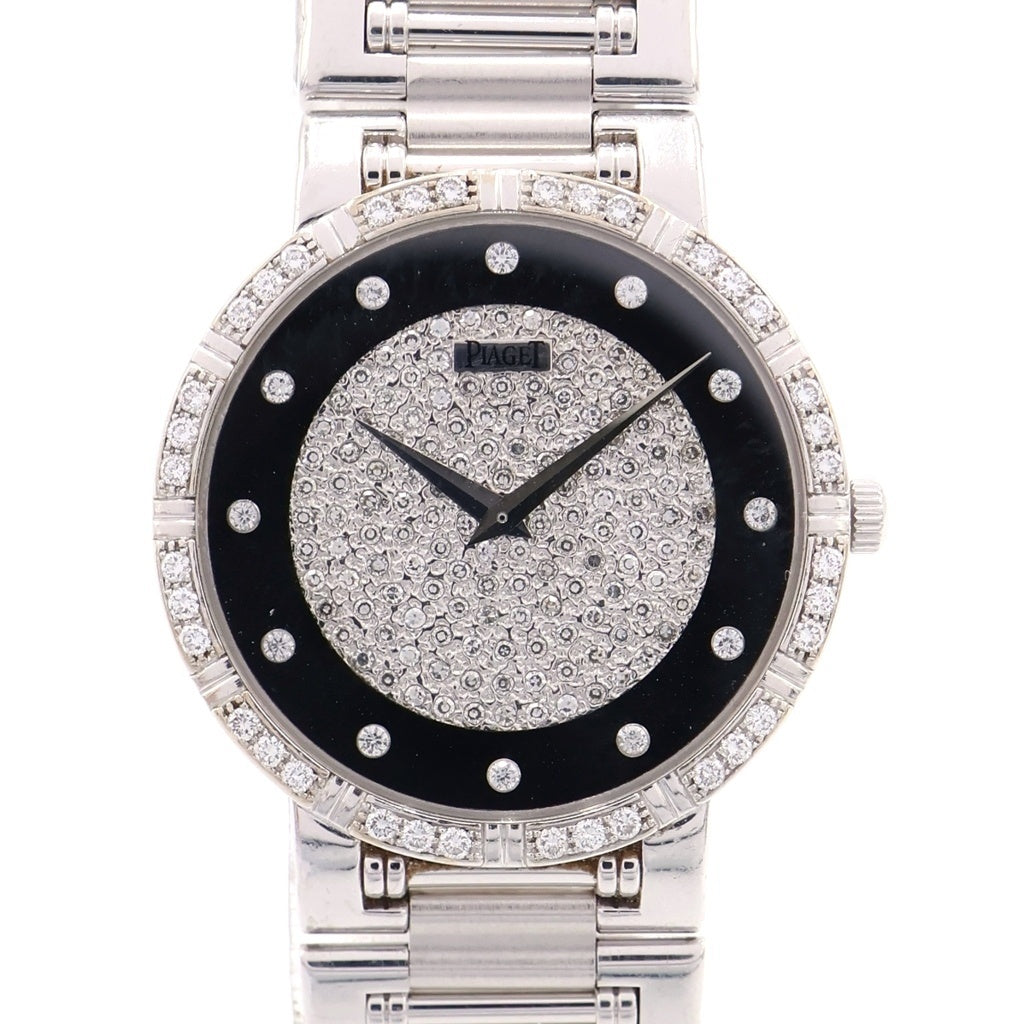 PIAGET(ピアジェ) ダンサー ダイヤ文字 クォーツウォッチ 腕時計 K18WG ホワイトゴールド 84024K81