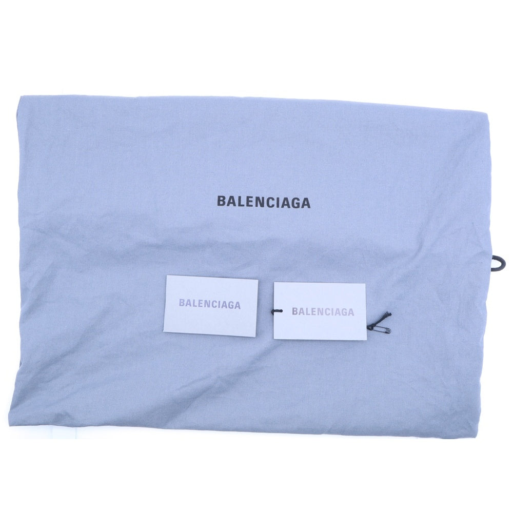 BALENCIAGA(バレンシアガ) スーパービジィ スモール スリングバッグ ハンドバッグ ワンショルダーバッグ ブラック レザー 802227・1000 シルバー金具
