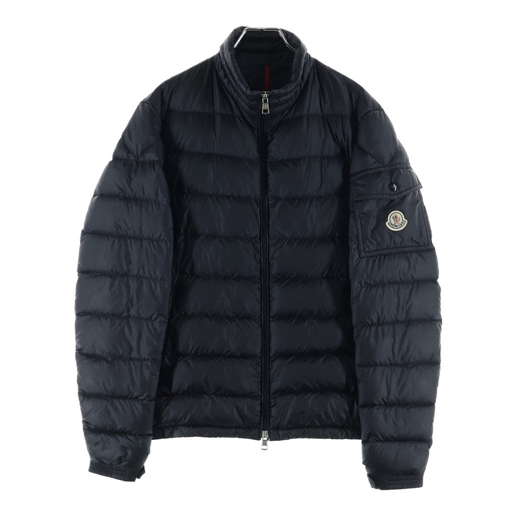 MONCLER(モンクレール) 19SS LAMBOT ワッペンロゴ スタンドカラー ダウンジャケット ブラック E10914039399 53279