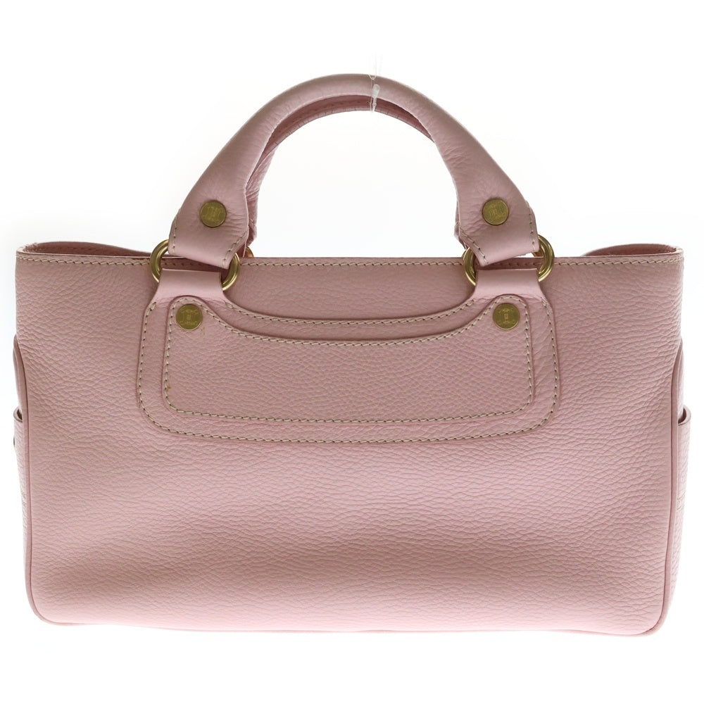 CELINE(セリーヌ) ブギーバッグ ハンドバッグ ピンク レザー ゴールド金具 レディース