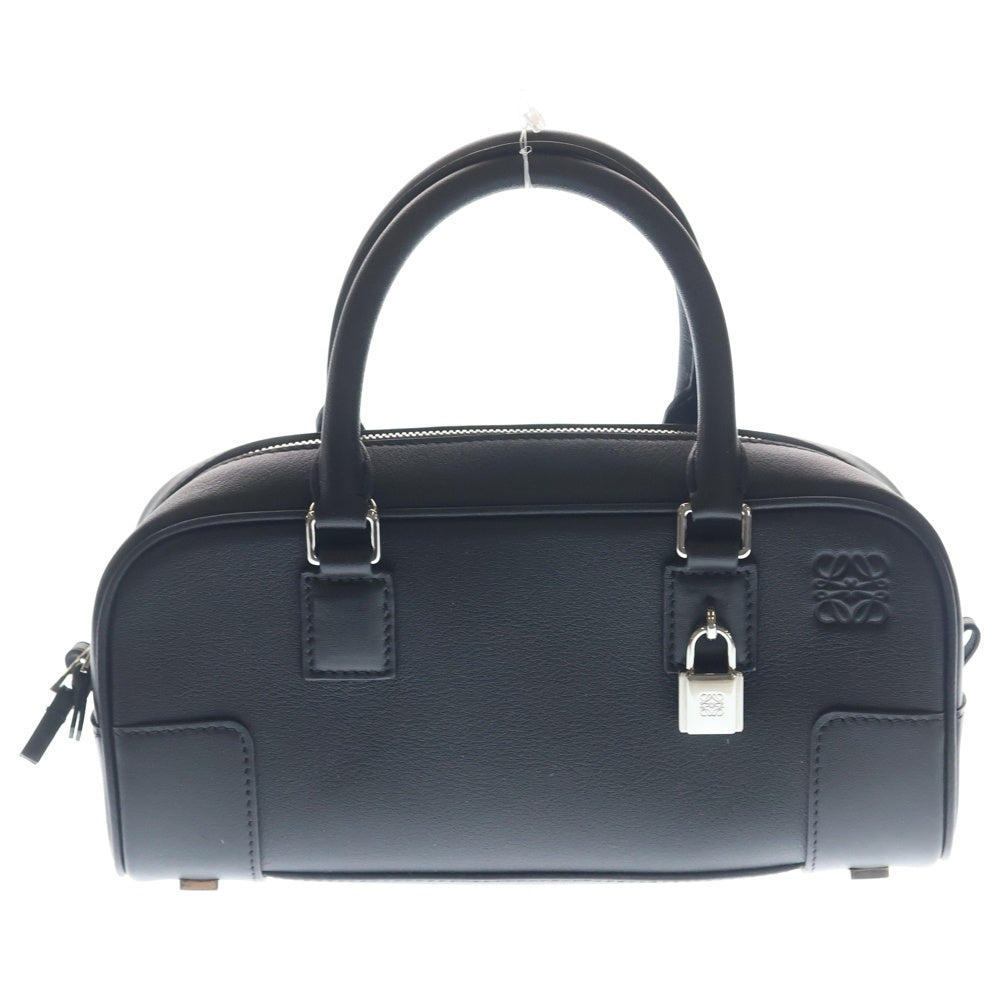 LOEWE(ロエベ) アマソナ23 ハンドバッグ ミニバッグ ブラック レザー シルバー金具 レディース