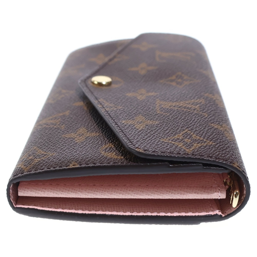 LOUIS VUITTON(ルイヴィトン) ポルトフォイユ サラ ローズバレリーヌ モノグラム ロングウォレット 長財布 ゴールド金具 ブラウン M62235