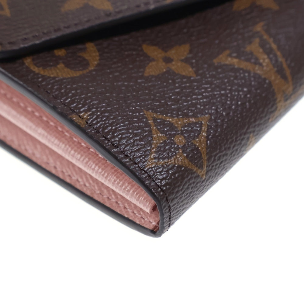 LOUIS VUITTON(ルイヴィトン) ポルトフォイユ サラ ローズバレリーヌ モノグラム ロングウォレット 長財布 ゴールド金具 ブラウン M62235