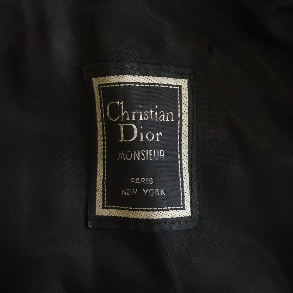 Christian Dior MONSIEUR(クリスチャンディオールムッシュ) ライナー付き トレンチコート ブラック