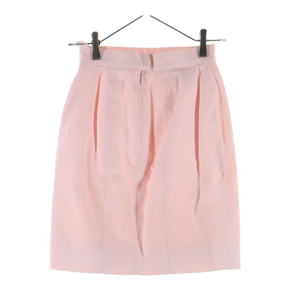 CHANEL(シャネル) セットアップ ココマークボタン 4B ノーカラー テーラードジャケット タイトミニスカート ピンク レディース