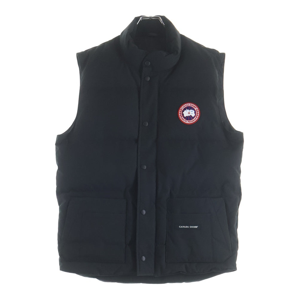 CANADA GOOSE(カナダグース) ロゴダウンベスト ブラック ナイロン M/M